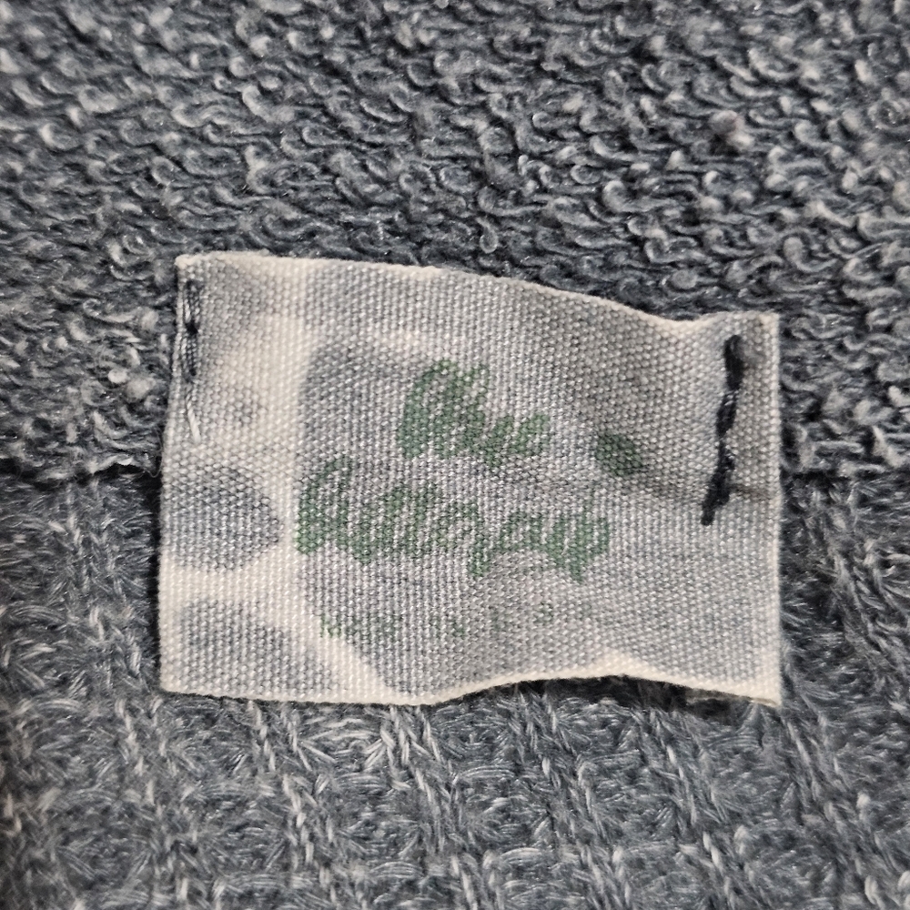 Blue Buttercup Cotton blend Waffle Thermal Textured Top Oversized Medium - Picture 9 of 12